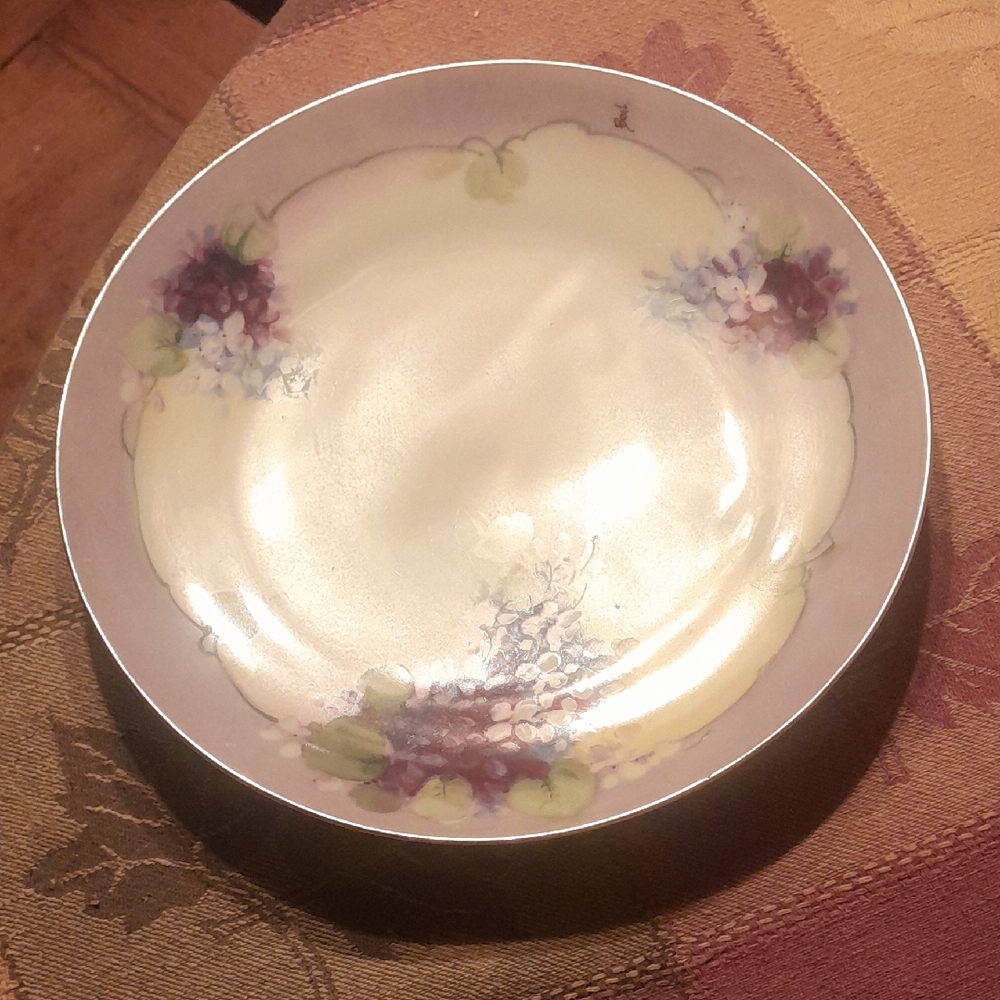 Vintage Floral Dinner Plate Bavaria